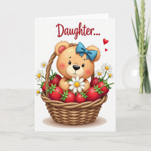 Sweet Daughter Strawberries Card