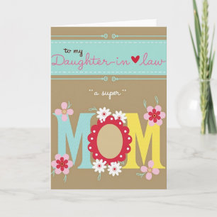 Sweet Daughterinlaw Mom Card