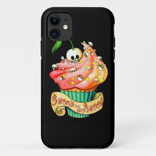 Sweet & Deadly  Skull Cupcake iPhone 11 Case
