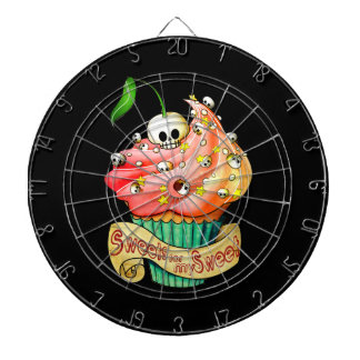 Sweet & Deadly Skull Cupcake Dartboard