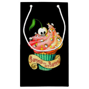 Sweet & Deadly Skull Cupcake Small Gift Bag