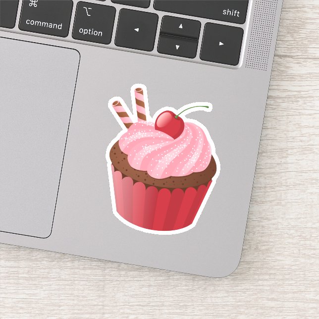 Sweet Delicious Cherry Cupcake (Detail)