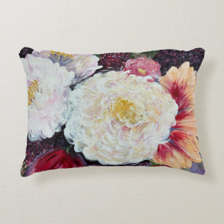 Sweet Delight flower painting Accent Pillow