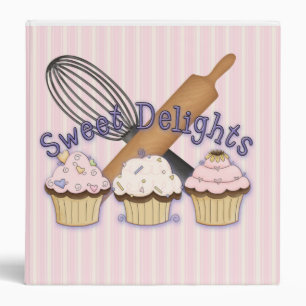 Sweet delights cupcake recipe binder