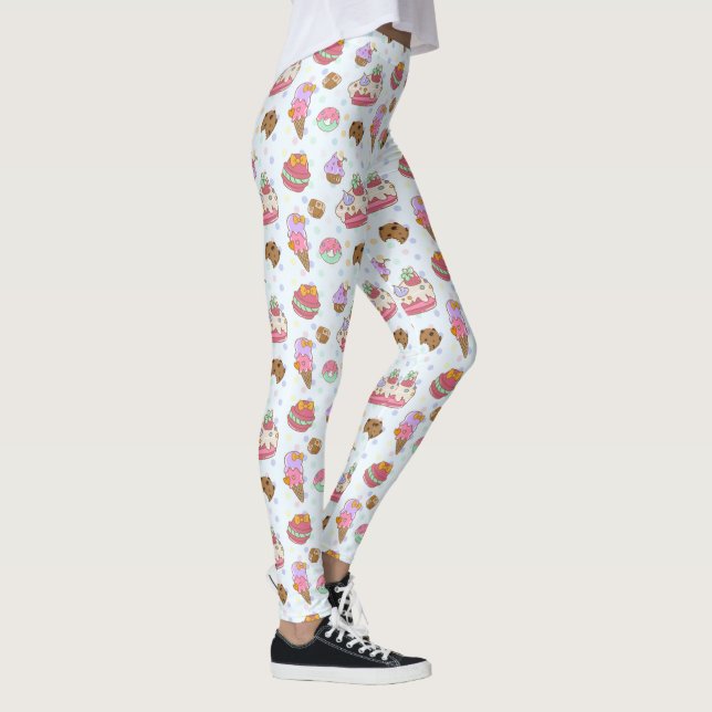 Sweet Dessert Traitements Leggings Motifs (Droite)