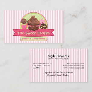 Sweet Desserts Bakery Business Card