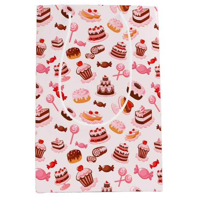 Sweet Desserts Medium Gift Bag (Front)