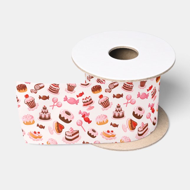 Sweet Desserts Satin Ribbon (Spool)