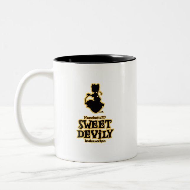 Sweet Devily Two-Tone Coffee Mug (Left)