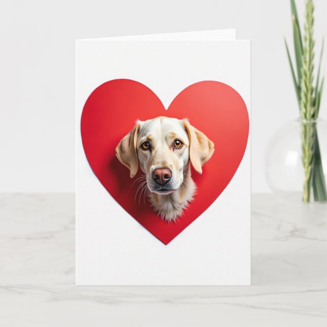 Sweet Dog Heart Card (Front)