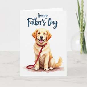 Sweet Doggy Fathers Day Card