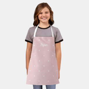 Sweet Dots Editable Colour Personalized Kid Apron