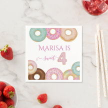 Sweet Doughnut Birthday | Colourful Kids Party -