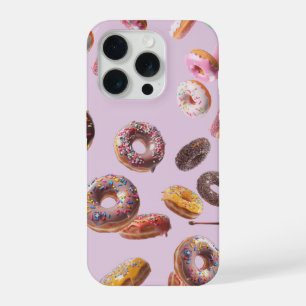 Sweet Doughnuts Pattern Phone Case – Cute Colourfu