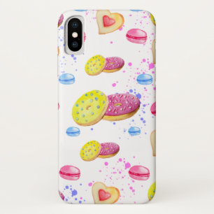 Sweet doughnuts with colourful glaze pattern Case-Mate iPhone case