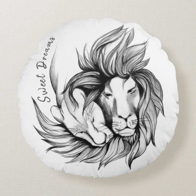 Sweet Dream Throw Pillow (Front)