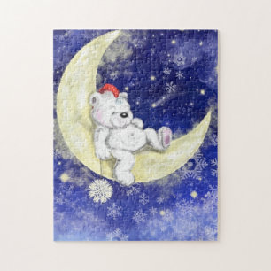 Sweet Dreaming Little Bear - Cute Jigsaw Puzzle