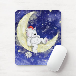 Sweet Dreaming Little Bear Mouse Pad