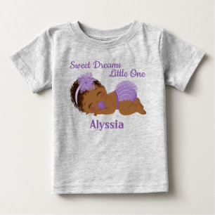 Sweet Dreams African American Baby Girl T-Shirt