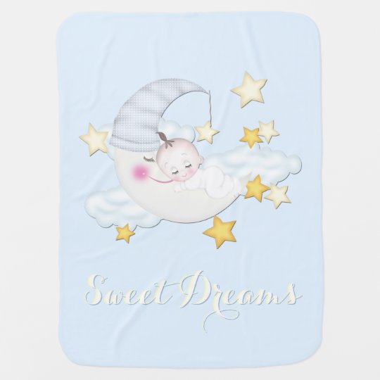 Sweet Dreams Baby Boy Baby Blanket