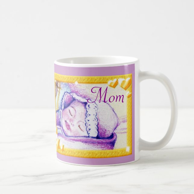 Sweet Dreams Baby Mom Coffee Mug (Right)