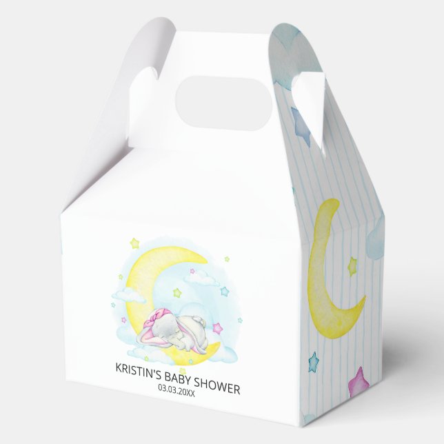 Sweet Dreams Baby Shower Favor Box (Front)