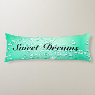 Sweet Dreams Body Pillow - Green / Stars