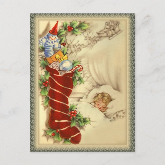 Sweet Dreams CC0243 Carte postale de Noël (Devant)