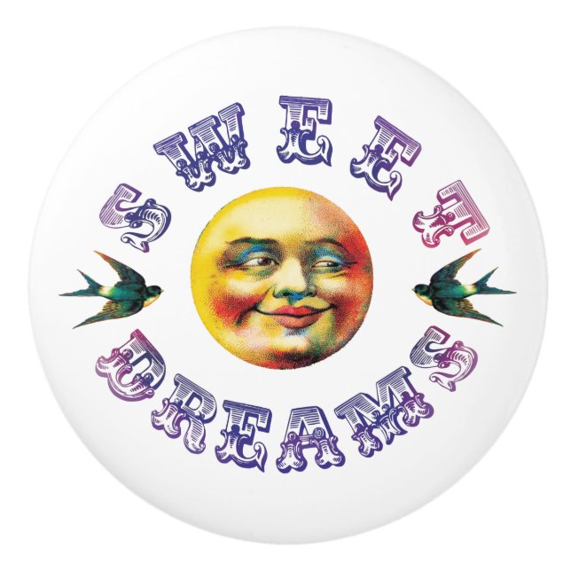 Sweet Dreams Ceramic Knob (Front)