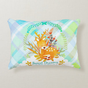 Sweet Dreams Cerf Coussin d'accentuation de bébé