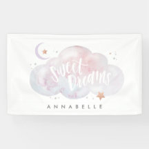 SWEET DREAMS Custom Slumber Party Banner