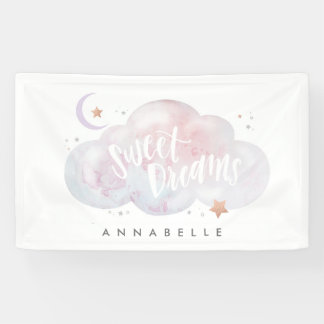 SWEET DREAMS Custom Slumber Party Banner