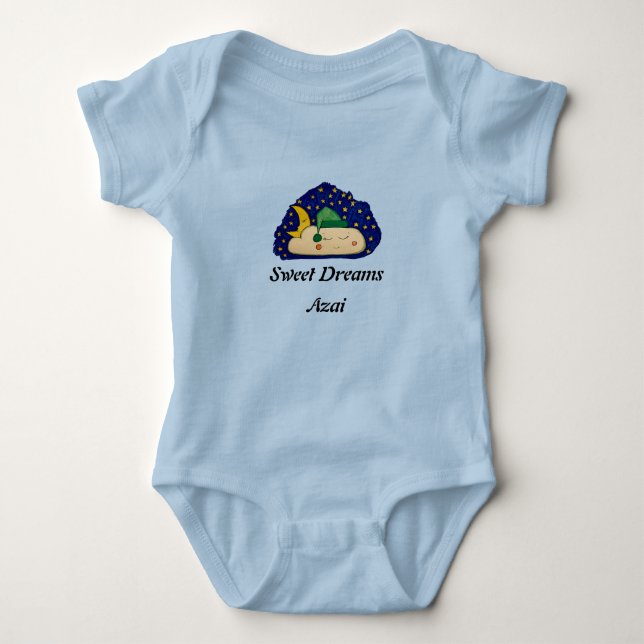 Sweet Dreams Customizable Baby Bodysuit (Front)