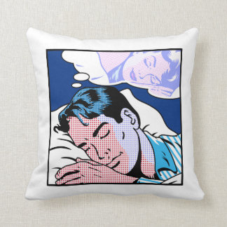 SWEET DREAMS for HIM. Throw Pillow
