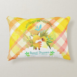 Sweet Dreams Fox Baby Accent Pillow