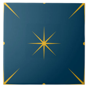 Sweet Dreams Gold Stars Tile