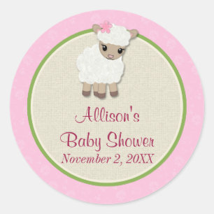 Sweet Dreams LAMB Baby shower autocollant SDK#1