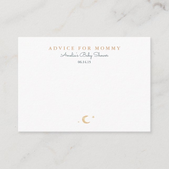 Sweet Dreams | Mommy Advice Cards (Front)