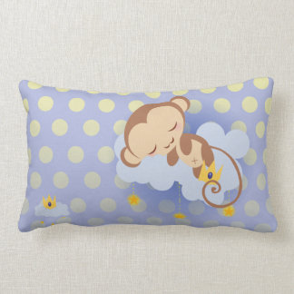 Sweet Dreams Monkey Throw Pillow Lumbar