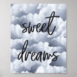 Sweet Dreams - Nuages - Poster d'art mural