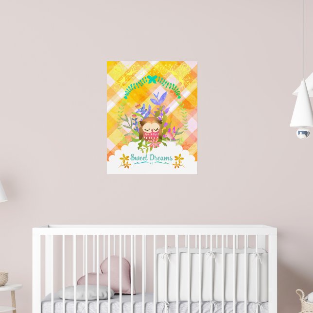 Sweet Dreams Owl. Poster (Nursery 2)
