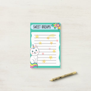 Sweet Dreams Post-It Notes: Cute & Functional  Post-it Notes