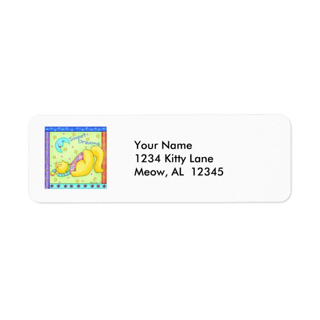 Sweet Dreams Return Address Label (Front)