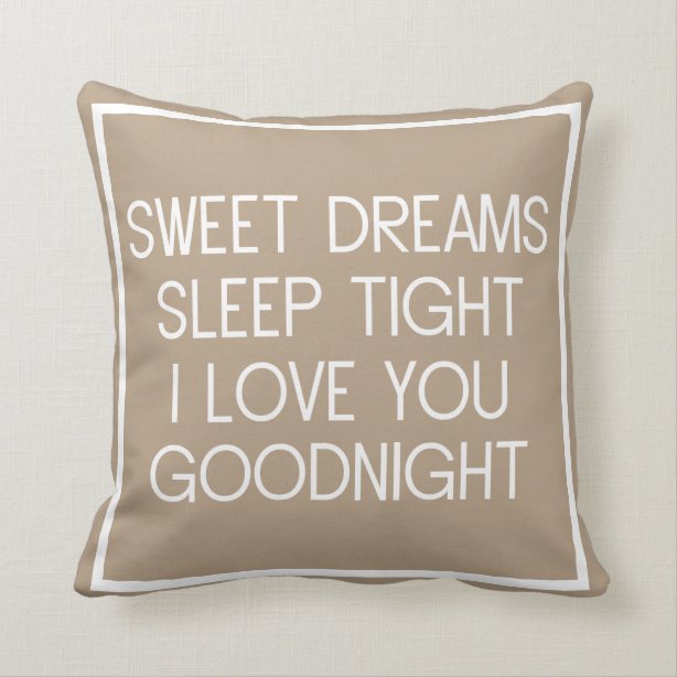 Good Night Pillows & Cushions Zazzle CA