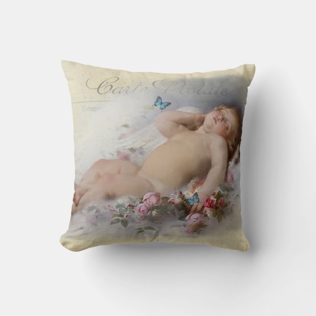 Sweet Dreams Throw Pillow (Front)