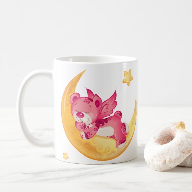 Sweet dreams with a Teddy bear Coffee Mug (With Donut)