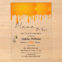 Sweet Dripping Honeycomb Mama-to-bee Baby Shower