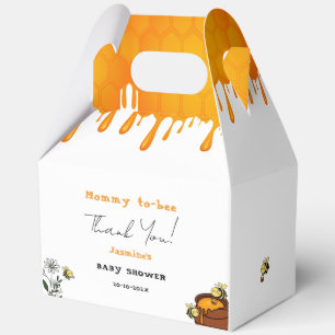 Sweet Dripping Honeycomb Mommy-to-bee Baby Shower Favor Box