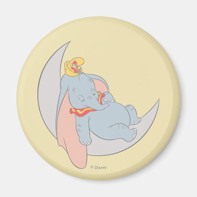 Sweet Dumbo and Timothy Sleeping Magnet (Front)