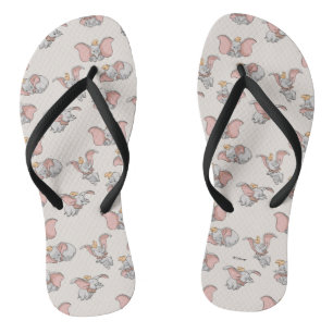 Sweet Dumbo Pattern Flip Flops